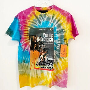 La Detresse Tie Dye Rainbow Rocker Band T Tropicali Panic Tee Size Medium
